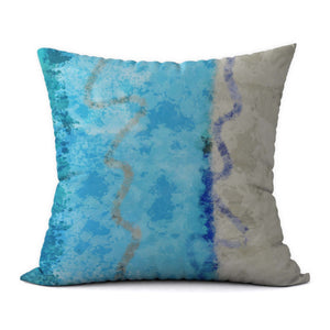 Tropical Blues #930 Decorative Throw Pillow