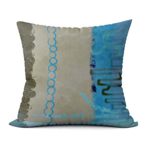 Tropical Blues #938 Decorative Throw Pillow