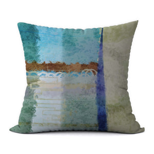 Tropical Blues #945 Decorative Throw Pillow