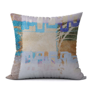 Tropical Blues #952 Decorative Throw Pillow