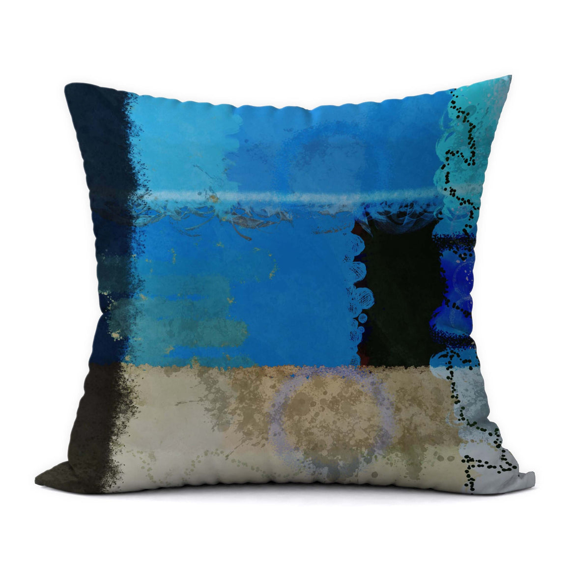 Tropical Blues #953 Decorative Throw Pillow