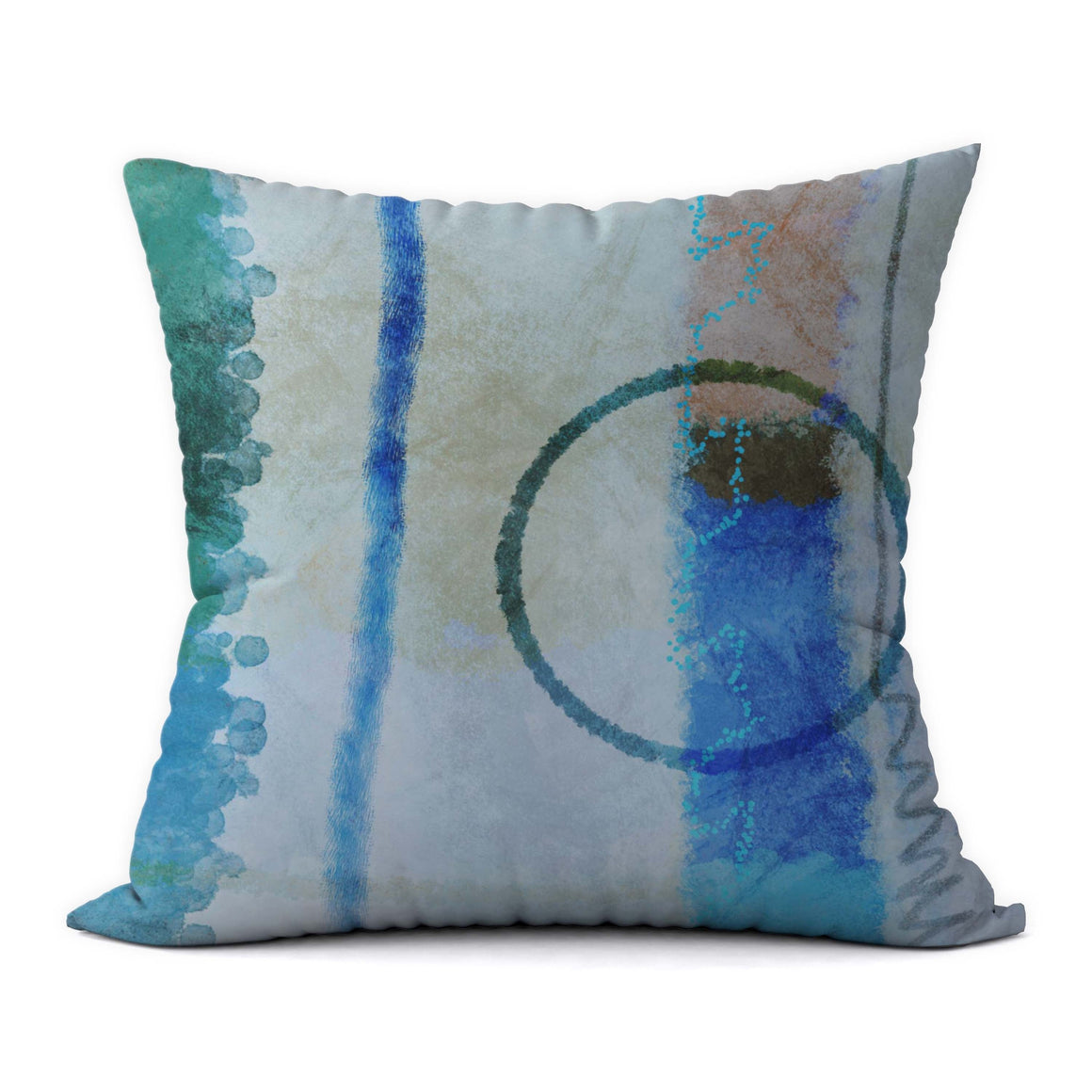 Tropical Blues #960 Decorative Throw Pillow