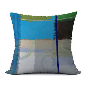 Tropical Blues #982 Decorative Throw Pillow