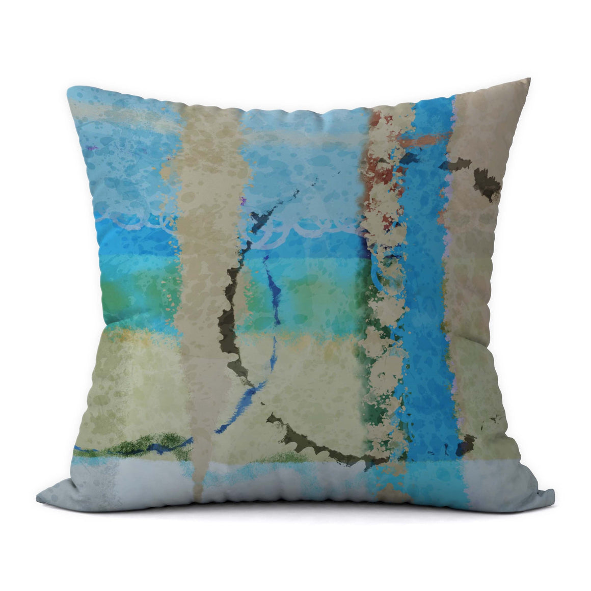 Tropical Blues #990 Decorative Throw Pillow