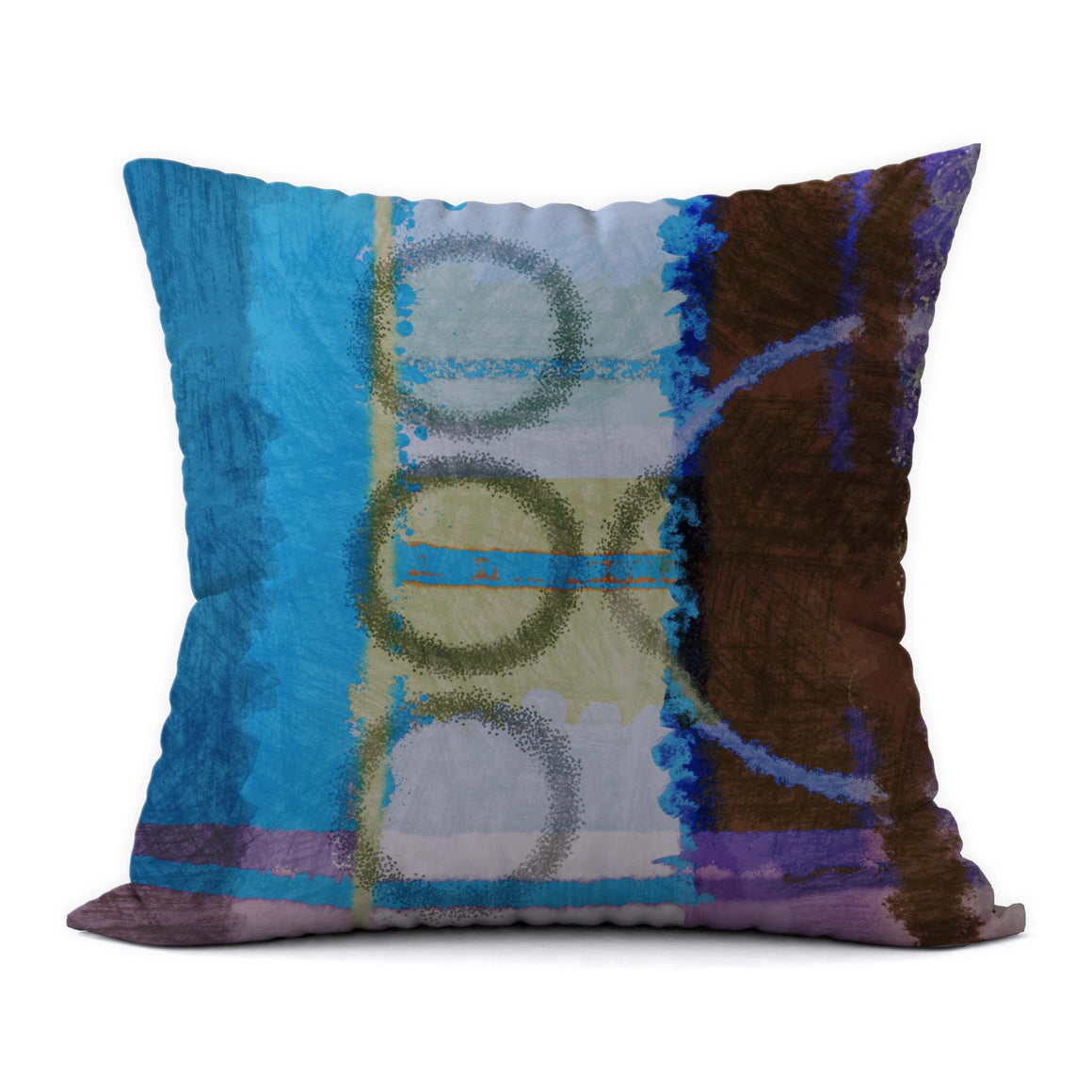 Tropical Blues #998 Decorative Throw Pillow