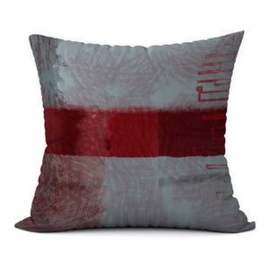 Modern Crimson #264 Decorative Throw Pillow