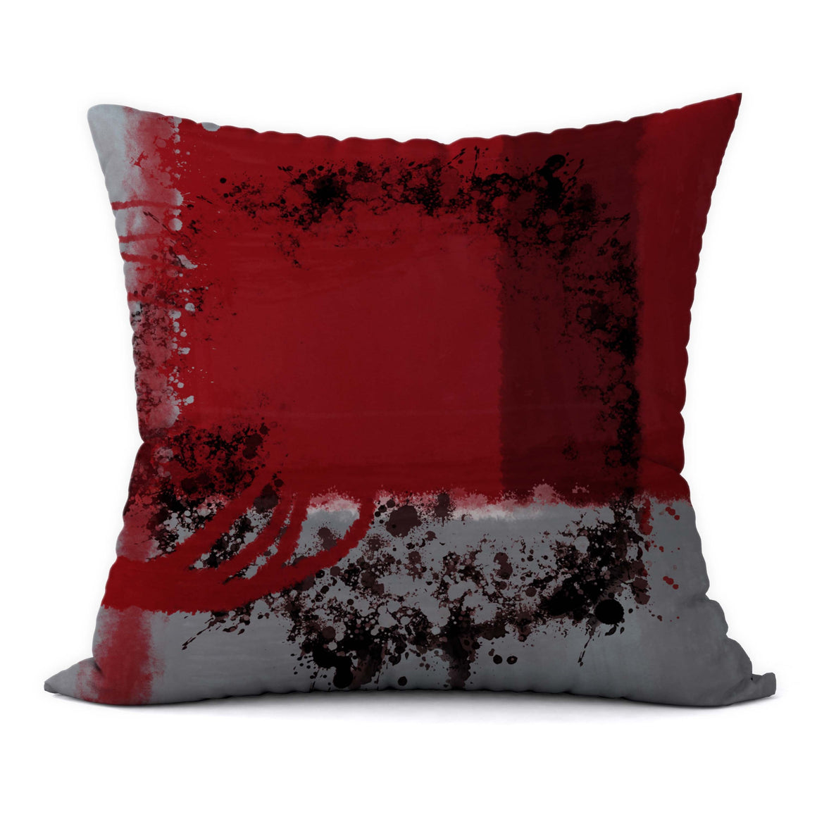 Modern Crimson #546 Decorative Throw Pillow