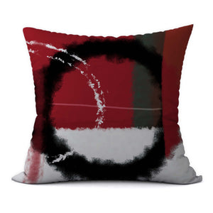 Modern Crimson #556 Decorative Throw Pillow