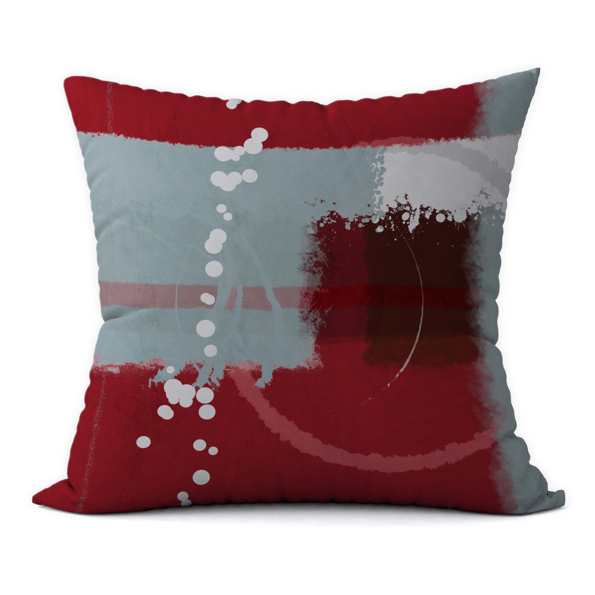 Modern Crimson #703 Decorative Throw Pillow