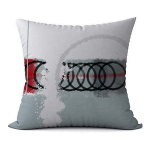 Modern Crimson #758 Decorative Throw Pillow