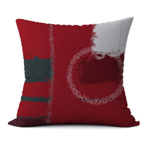 Modern Crimson #844 Decorative Throw Pillow
