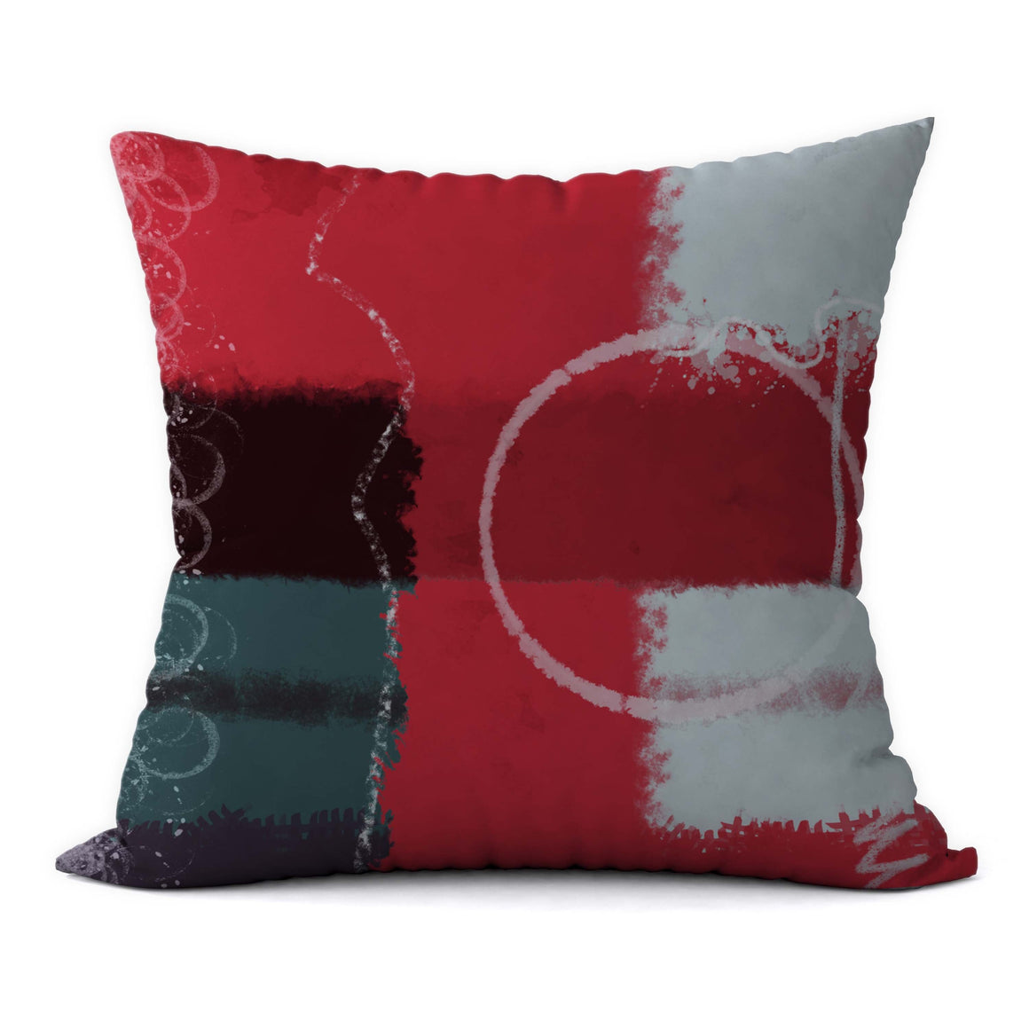 Modern Crimson #879 Decorative Throw Pillow
