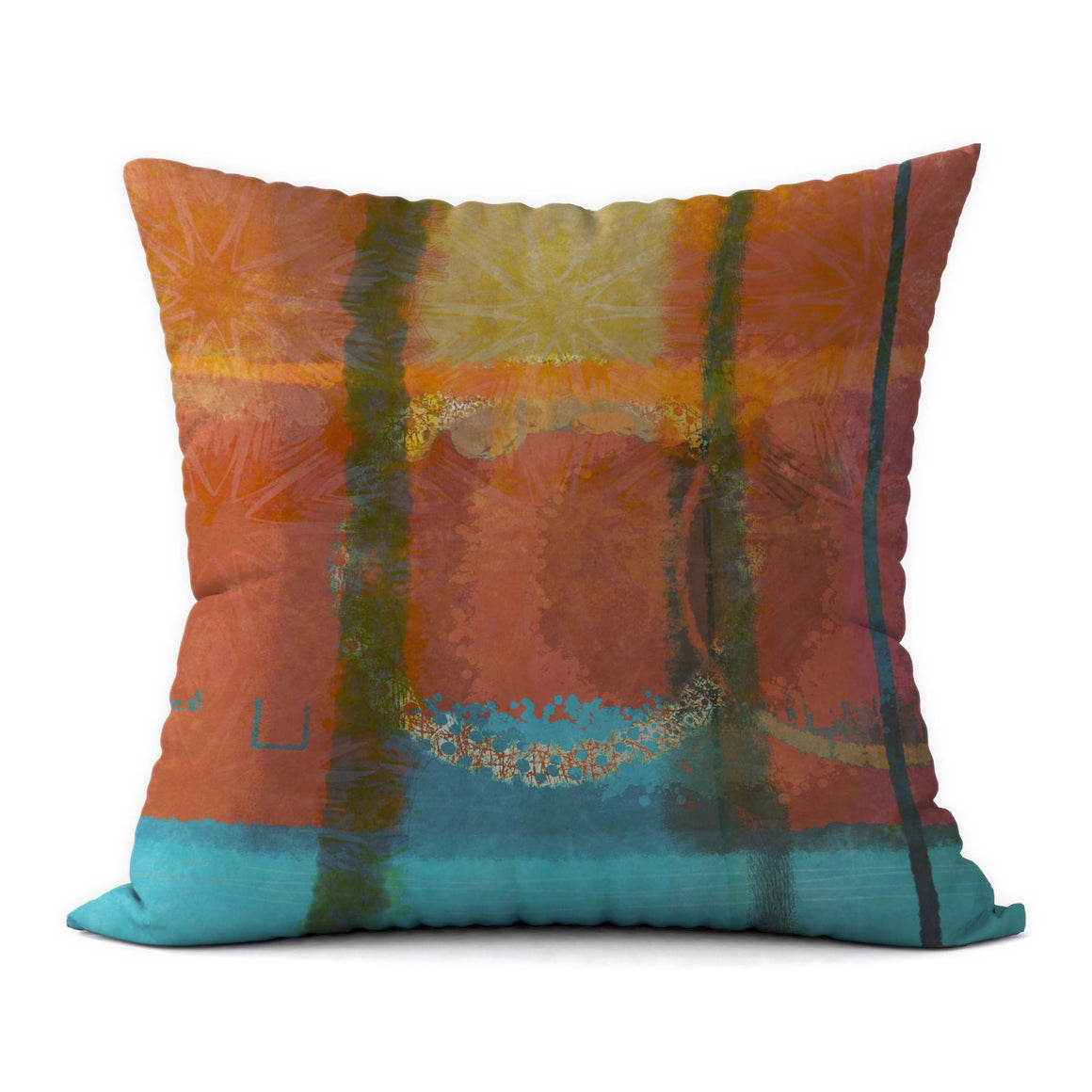 Autumn Leaves 2 #138 Decorative Throw Pillow