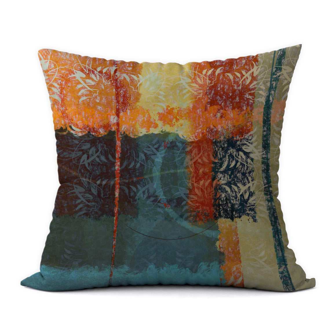 Autumn Leaves 2 #196 Decorative Throw Pillow