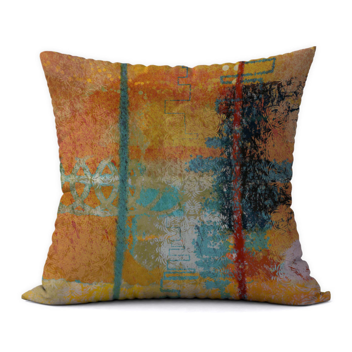 Autumn Leaves 2 #350 Decorative Throw Pillow