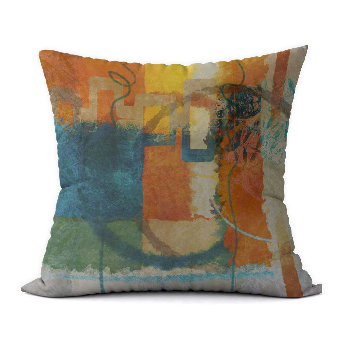 Autumn Leaves 2 #393 Decorative Throw Pillow