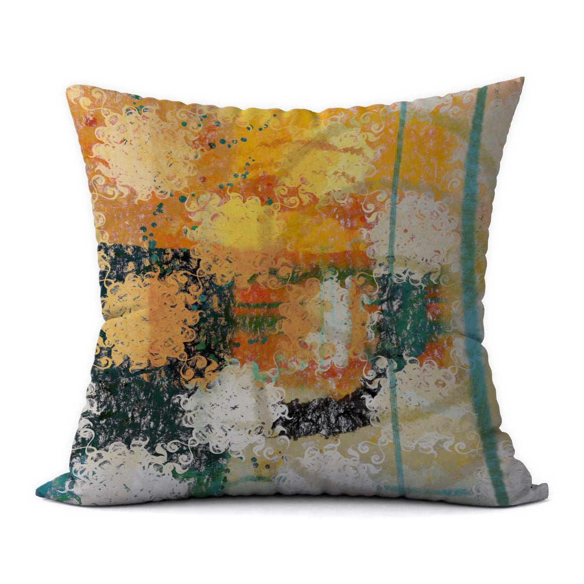 Autumn Leaves 2 #573 Decorative Throw Pillow