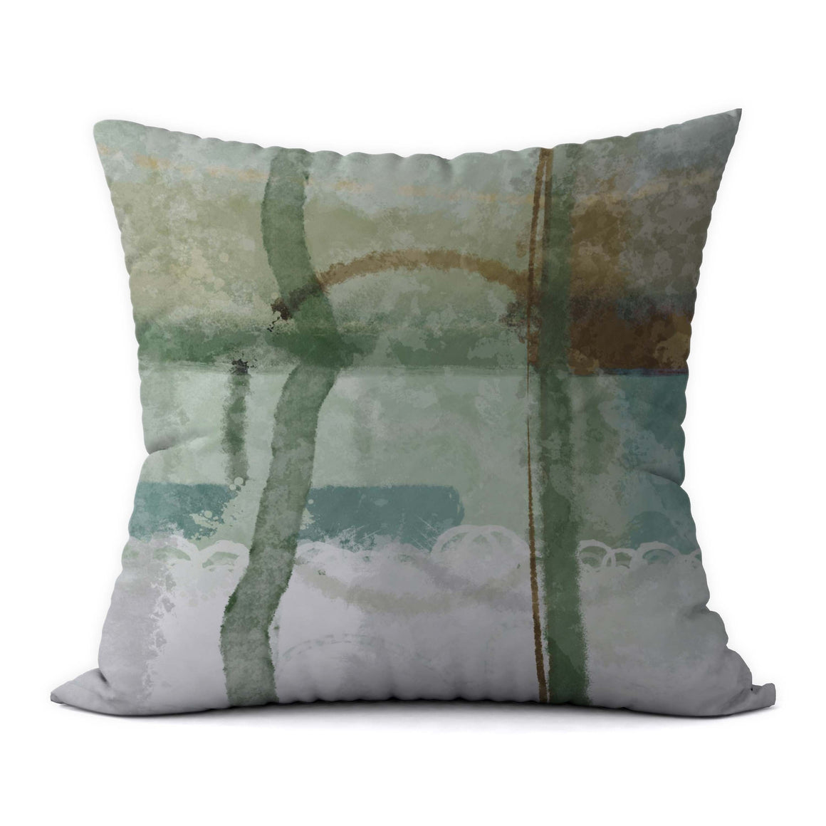 Mountain Water #125 Decorative Throw Pillow