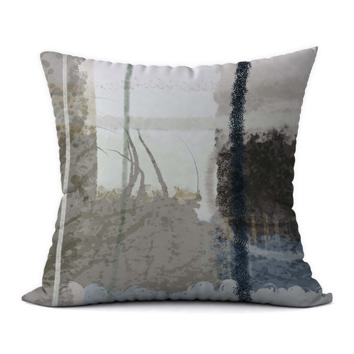 Mountain Water #137 Decorative Throw Pillow