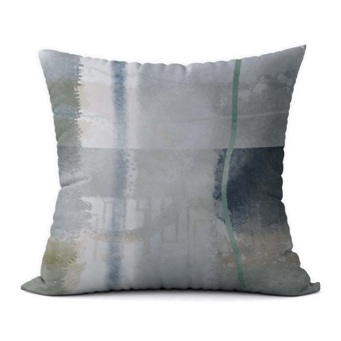 Mountain Water #372 Decorative Throw Pillow