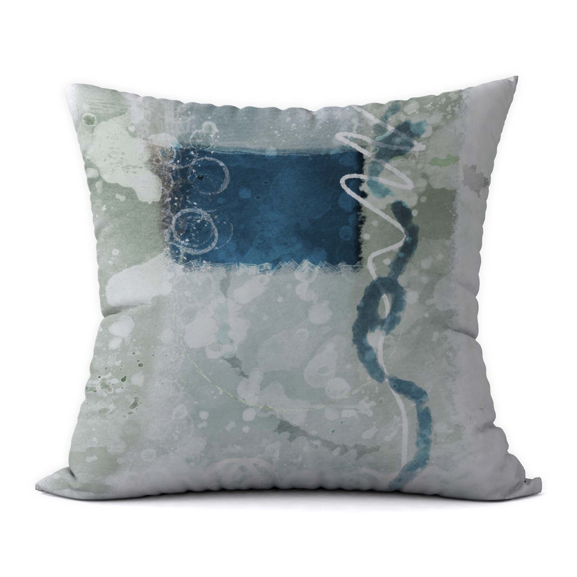 Mountain Water #411 Decorative Throw Pillow