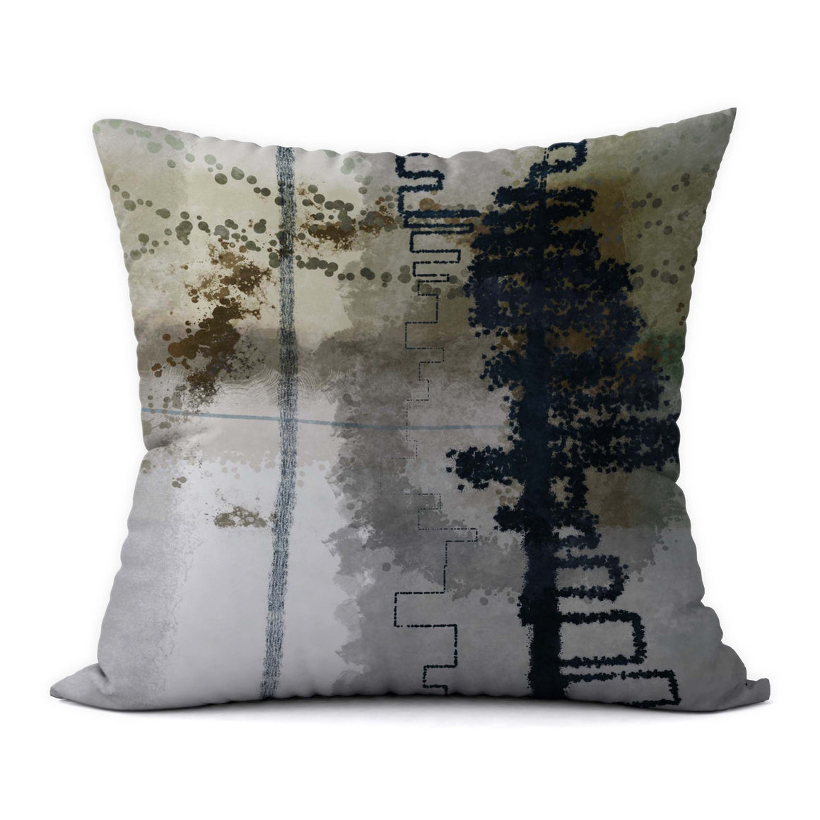 Mountain Water #560 Decorative Throw Pillow