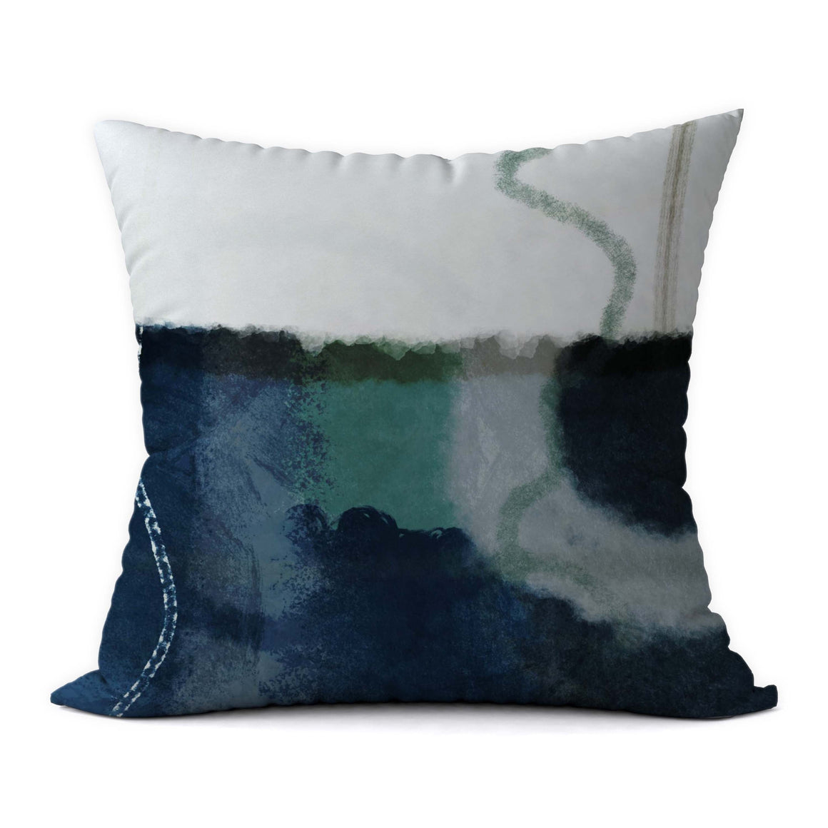 Mountain Water #599 Decorative Throw Pillow