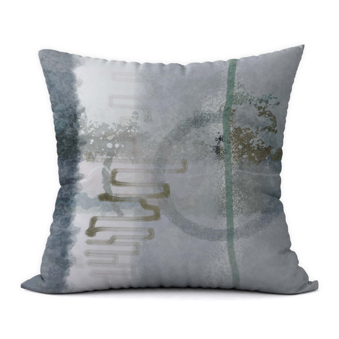 Mountain Water #645 Decorative Throw Pillow